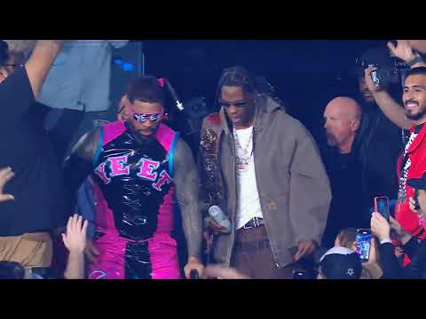 Jey Uso's entrance with Travis Scott: Raw, Jan. 6, 2025