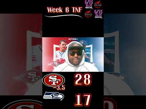 NFL Week 6 TNF Predictions. #49ers vs #seahawks #NFL #Predictions #FTTB #12's #Football #TNF #sports