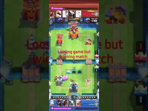 Justz4bun clash royal loosing game but winning match 👏