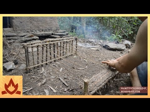 Primitive Technology: Woven bark fiber