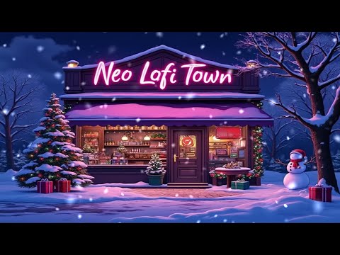 Magical Christmas Coffee Shop ☕🎄❄️ – Lofi Hip Hop Beats with Peaceful Snowy Vibes 🌨️✨🎶