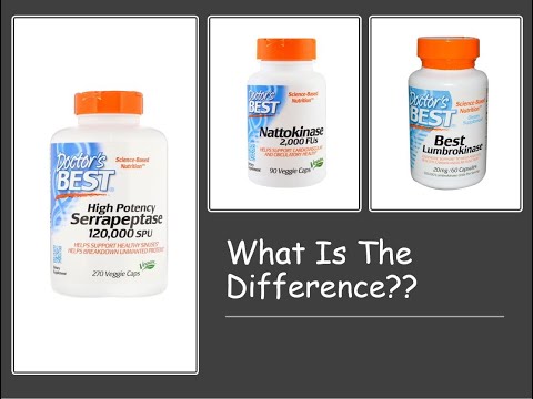 What Is The Difference Between: Serrapeptase, Nattokinase, and Lumbrokinase?