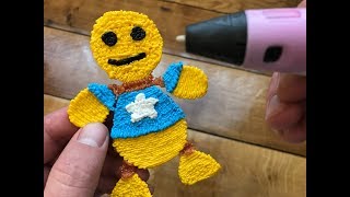 3d pen drawing Buddy Antistress. Kick the Buddy. DIY