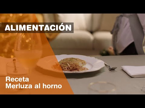 Receta de Merluza al horno con costra de avellanas