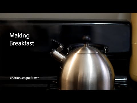 Making Breakfast (shot as a horror movie)