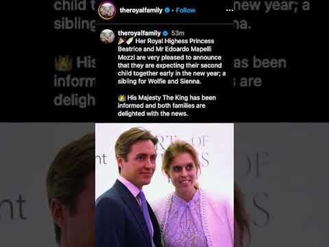 Princess Beatrice expecting second child with Edoardo Mapelli Mozzi | HELLO!