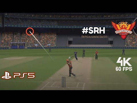 [PS5] IPL 2024: Team Sunrisers Hyderabad SRH - Conquer the Cricket Field in 4K Ultra HD | 60fps