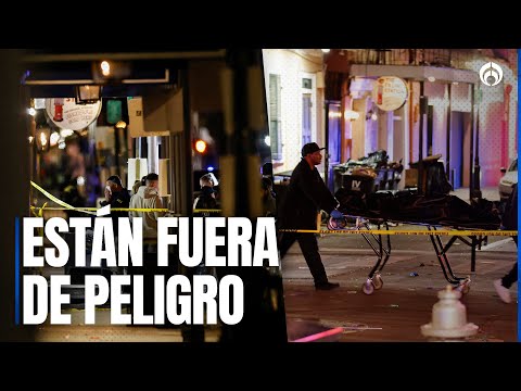 Dos mexicanos lesionados por atropello masivo en Nueva Orleans