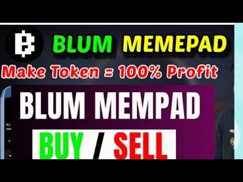 Blum MemepadToken  MyBlum Memepad kai h.sell coin