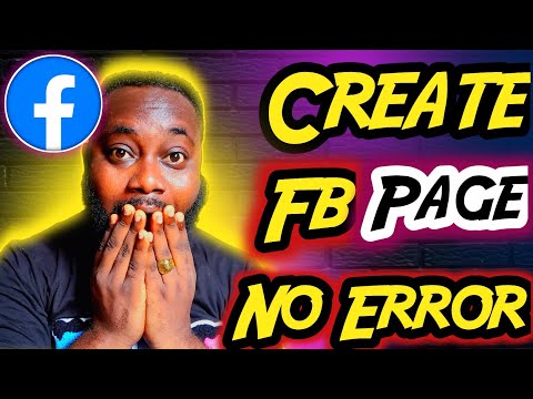 How to create Facebook page 2024 , You Have Created Too Many Pages recently please try again later