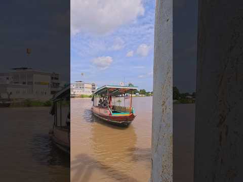 นั่งเรือข้ามฟากอยุธยา #shorts #อยุธยา2024 #เที่ยว