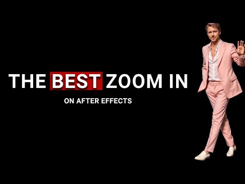 The Best Smooth Zoom In | After Effects Tutorial