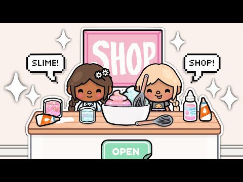 MY DAUGHTER OPENS A SECRET SLIME SHOP 😳 | WITH VOICE 📢 | TOCA LIFE WORLD ROLEPLAY