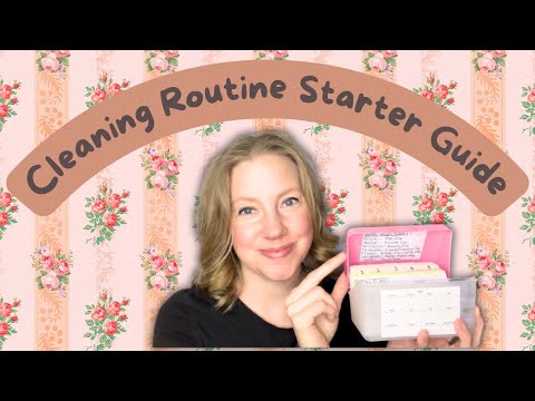 STARTER GUIDE Index Card Cleaning Routine | Sidetracked Home Executives