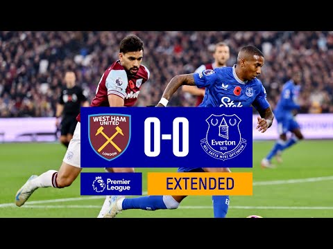 EXTENDED HIGHLIGHTS: WEST HAM 0-0 EVERTON