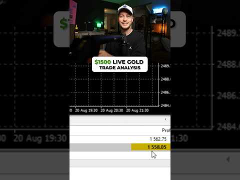 This LIVE Gold Trade Made Me $1500! #trading #livetrades