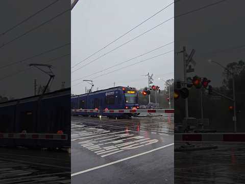 Sacramento Light Rail Test Train Passing Track Operator Training At Glenn Dr, Folsom CA 12/16/2024