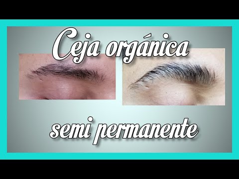 Cejas orgánicas, semi permanente que nos puede ayudar en el foxy eyes.