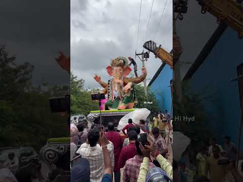 Big Ganesh Aagman In Hyderabad | Transporting From Hyderabad #youtubeshorts #ytshorts #ganeshidol