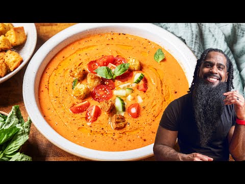 This WILL change your mind about soups in the SUMMER | Gazpacho | Vegan and Vegetarian Meal Ideas