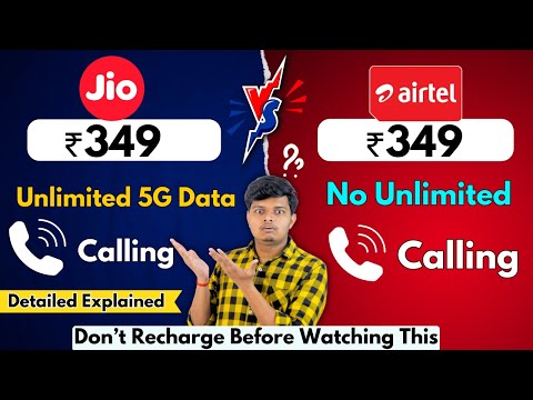 The UNLIMITED 5G DATA TRAP! - Jio 349 VS Airtel 349 Plan