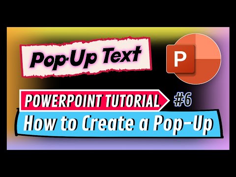 How to Create a Pop-Up Window in PowerPoint