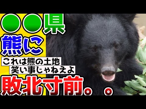 【2ch動物スレ】〇〇県、ツキノワグマに敗北寸前の模様。。。→まじで気を付けてください