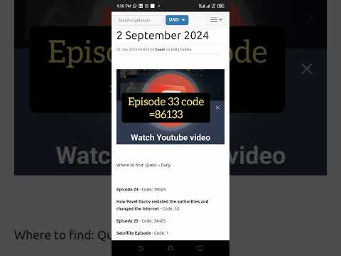 Musk x empire riddle, rebus  codes,  investment funds and episode 33 code 2nd to 3rd September 2024