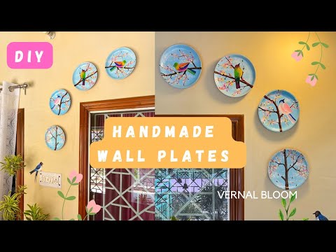 DIY Wall Decor |  Wall Plate Painting Ideas