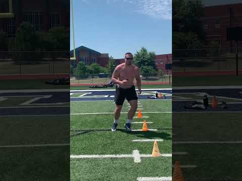 How to pass rush : Jab Step Drill #passrush