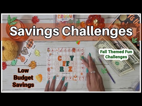 🍂LOW Income Savings Challenges | Save With Me | Simply Saving Monday - Fall Edition 🍂🍁