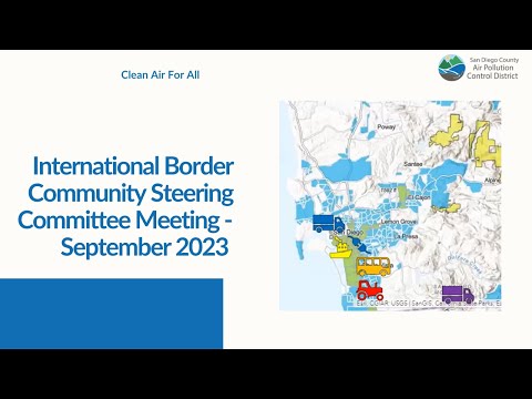 International Border Community Steering Committee Meeting 9/20/23