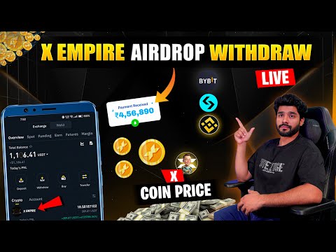 X EMPIRE AIRDROP || LIVE PRICE X TOKEN COIN PRICE 0.387 || X EMPIRE PRE - MARKET || LIVE