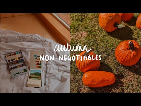 MY 5 SLOW LIVING AUTUMN NON-NEGOTIABLES