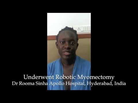 patient testimonial for Robotic myomectomy-for fibroids with Dr Rooma Sinha Apollo Hyderabad