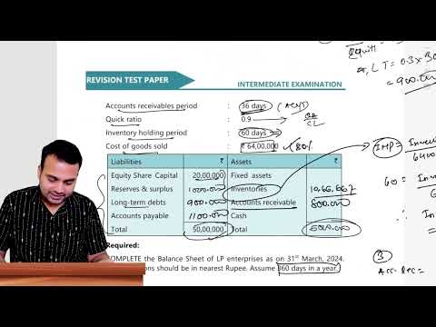 Revision Test Paper of Financial Management for ca Inter September 2024 exam.