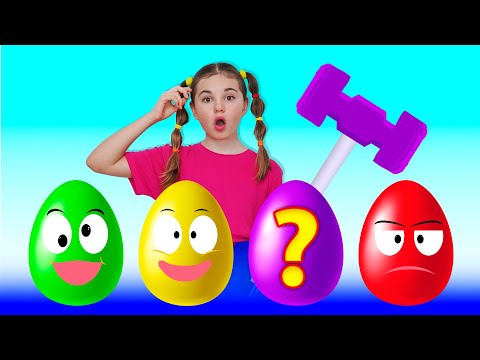 Surprise Eggs Kids Songs | Nursery Rhymes | Nick and Poli