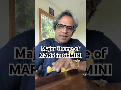 Major theme of Mars in Gemini till October 17, 2024