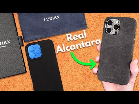 iPhone 16 Pro Max Super Soft Alcantara Cases by LURIAX