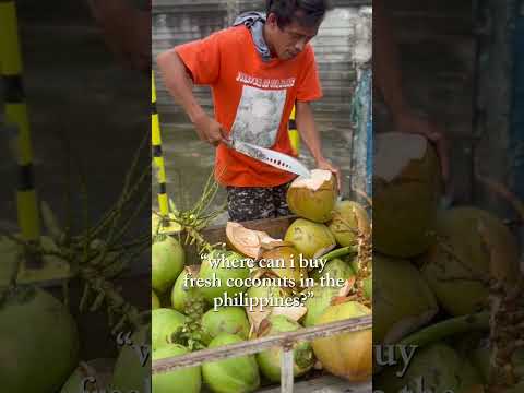 He’s A Pro #travel #cebu #food #yum #coconut #cut #eats