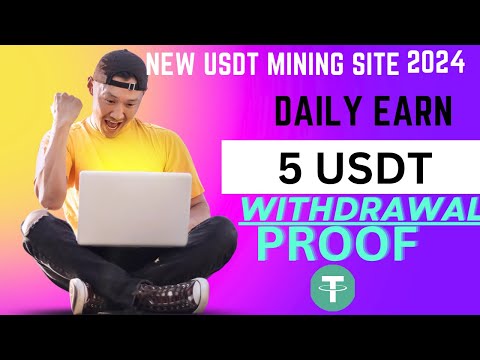 New USDT Mining site | Today Website in 2024 | USDT is officially launched today..!