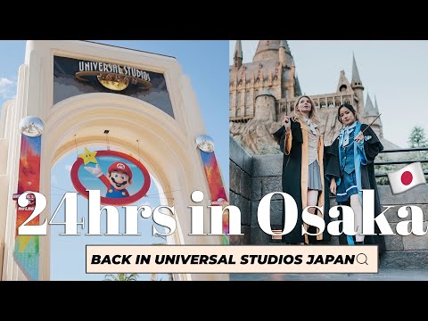 24 HOURS IN OSAKA - Visiting Super Nintendo World at USJ  | Living in Japan 🇯🇵 Vlogmas #5