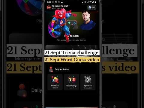 21 Sept BLove Trivia & Word Guess Combo | blove dapp