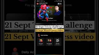 21 Sept BLove Trivia & Word Guess Combo | blove dapp