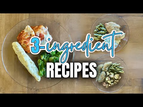 3 INGREDIENT RECIPES | EASY & QUICK RECIPES | What's for Dinner | MEL COOP