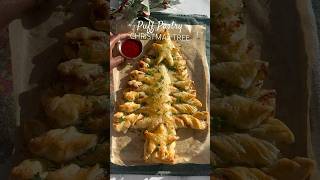 Puff Pastry Christmas Tree🎄⭐️ #christmas #puffpastryrecipe #christmasbaking #appetizer