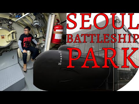 ANNYEONG KOREA! SUBMARINE & COAST GUARD Ship Tour at the SEOUL BATTLESHIP PARK South Korea