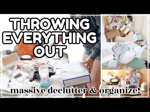 SMALL SPACE EXTREME DECLUTTER & ORGANIZE WITH ME 2023 /  KONMARI CLEANING DECLUTTERING & ORGANIZING