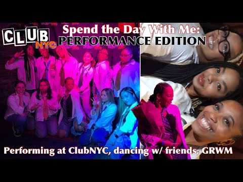 Spend the Day With Me: Performance Edition| performing at ClubNYC, tech rehearsal, GRWM🩷🩷