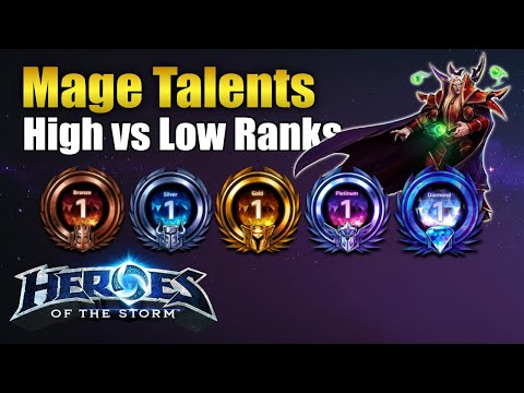 Are there talent differences in low vs high ranks? Mage Edition